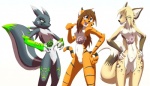 acid alternate_color anthro bodily_fluids breasts featureless_breasts featureless_crotch female female_pred fur group internal stomach_acid tail vore white_body white_fur yellow_body yellow_fur eyeofcalamity bandai_namco digimon acidrenamon destorarc fan_character foshu_(character) katojana skunkhase swiftayama canid canine digimon_(species) felid fox hybrid mammal mephitid pantherine renamon skunk tiger 2010 digital_media_(artwork)