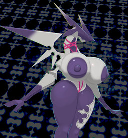 2_horns abstract_background anthro anthrofied areola big_areola big_breasts biped breasts dipstick_horn dipstick_wings eyeless female female_anthro fingers glistening glistening_areola glistening_breasts glistening_nipples glistening_thighs grey_breasts grey_wings horn huge_breasts legs_together long_neck mouth_closed multicolored_body multicolored_horn nipples nobody_(emblem) non-mammal_breasts non-mammal_nipples noseless nude nude_anthro nude_female purple_areola purple_nipples purple_wings solo standing symbol_on_thigh thick_thighs three-quarter_view two_tone_body two_tone_wings wide_hips wings nerobero0 kingdom_hearts mythology square_enix dragon dragoon_(kingdom_hearts) mythological_creature mythological_scalie nobody_(kingdom_hearts) scalie 2026 digital_media_(artwork) hi_res portrait shaded soft_shading three-quarter_portrait