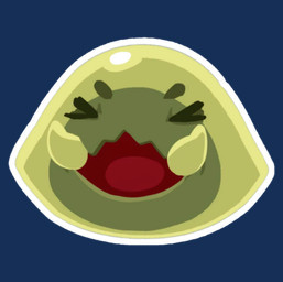 >_< alternate_color ambiguous_gender eyes_closed fangs feral glistening glistening_body green_body open_mouth outline red_mouth sabertooth_(anatomy) simple_background solo teeth transparent_background tusks white_outline unknown_artist slime_rancher blob_creature goo_creature mammal marine pinniped saber_slime slime_(slime_rancher) alpha_channel digital_drawing_(artwork) digital_media_(artwork) full-length_portrait portrait