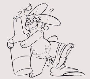 after_transformation bodily_fluids bottle bubble container drunk drunk_bubble female feral gender_transformation genital_fluids implied_transformation mtf_transformation multi_nipple nipples solo spiral spiral_eyes spread_legs spreading substance_intoxication transformation vaginal_fluids nulloffset nintendo pokemon generation_3_pokemon pokemon_(species) spinda hi_res