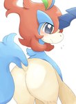 male solo kuzuyu nintendo pokemon generation_5_pokemon keldeo keldeo_(resolute_form) legendary_pokemon pokemon_(species) hi_res