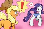 ! 2013 applejack_(mlp) blonde_hair blood blue_eyes butt clothed clothing cowboy_hat cutie_mark duo equine featureless_crotch female freckles friendship_is_magic fur green_eyes hair hat horn horse lesbian lightningnickel looking_back mammal my_little_pony nosebleed orange_fur pony presenting purple_hair rarity_(mlp) teasing unicorn white_fur
Rating: Questionable
Score: 7
User: anthroking
Date: February 13, 2014