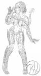 breasts female gesture looking_at_viewer not_furry nude smile solo tentacles translucent translucent_body_parts waving predaguy gigeresque_(genre) species_(films) kama_hoshi_(titanosaur) alien alien_humanoid biomechanical humanoid digital_media_(artwork) hi_res monochrome