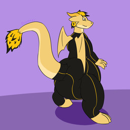 3_toes 4_fingers abdl anthro clothed clothing diaper diaper_under_clothing diapersuit feet fingers hair horn male solo tail toes wearing_diaper wings drakenor_drake mythology drakenor dragon mythological_creature mythological_scalie scalie 1:1 hi_res