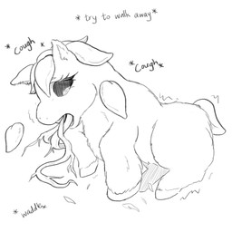 abuse cough death dying empty_eye_sockets eyelashes female female_feral feral gore hooves leaf organs plant pseudo_hair shaking side_view solo sound_effects text tongue trembling unusual_anatomy unusual_tongue young young_female young_feral yellowcottoncandy030 fluffy_pony elemental_creature flora_fauna fluffy_pony_(species) mammal 1:1 2025 black_and_white digital_media_(artwork) english_text hi_res monochrome