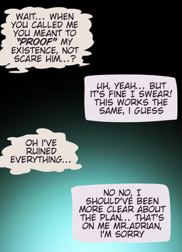 dialogue not_furry simple_background speech_bubble text zero_pictured king_slabu comic digital_media_(artwork) english_text hi_res
