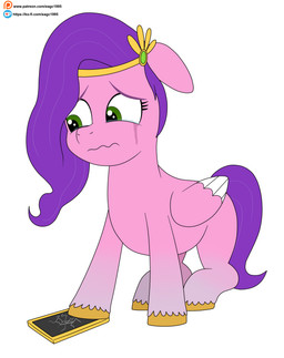 bodily_fluids cellphone cracked_screen crying electronics female feral fetlocks floppy_ears folded_wings fur green_eyes hair hooves ko-fi_logo patreon_logo phone pink_body pink_fur purple_hair purple_tail quadruped sad simple_background smartphone solo tail tears text wavy_mouth white_background wings yellow_hooves eagc7 hasbro ko-fi mlp_g5 my_little_pony mythology patreon pipp_petals_(mlp) equid equine mammal mythological_creature mythological_equine pegasus absurd_res digital_drawing_(artwork) digital_media_(artwork) hi_res url