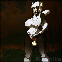 5_fingers anthro balls bangs big_balls big_breasts biped black_border black_clothing black_legwear black_tights bodypaint border bottomwear breasts brown_hair circumcised clothed clothing costume detailed_background erection erection_under_clothing erection_under_shirt face_paint fingers fur genitals ghost_costume glans green_eyes gynomorph hair halloween_costume holidays hoodie humanoid_genitalia humanoid_hands humanoid_penis intersex jaguar_spots legwear long_bangs looking_at_viewer markings multicolored_body multicolored_fur night nipple_outline nipples no_underwear orange_body orange_fur outside penis pink_glans pink_nipples pose raised_tail saggy_balls solo spots spotted_body spotted_fur straight_hair tail tenting thick_thighs tights topwear torn_bottomwear torn_clothing torn_legwear translucent translucent_armwear translucent_bottomwear translucent_clothing translucent_legwear translucent_topwear white_clothing white_hoodie white_topwear killmite halloween josie_maxwell_(killmite) felid jaguar mammal pantherine 1:1 2025 colored digital_drawing_(artwork) digital_media_(artwork) pinup shaded watermark