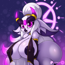 anthro areola beak big_areola big_breasts big_butt breasts butt clothing eyelashes female hair huge_breasts huge_butt huge_hips huge_thighs nipple_outline nipples non-mammal_breasts non-mammal_nipples open_beak open_mouth solo thick_thighs wide_hips conditional_dnp suirano evos avian 1:1 2025 digital_media_(artwork) hi_res