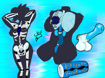 anatomy anatomy_reference animal_genitalia animal_penis anthro balls big_penis bone cybernetics equine_genitalia equine_penis female genitals heart_(organ) heart_symbol machine mechanic organs penetrable_sex_toy penis sex_toy skeleton solo stomach vulva x-ray_view foxchen electri_kitty cyborg domestic_cat felid feline felis mammal robot robot_anthro 4:3 hi_res