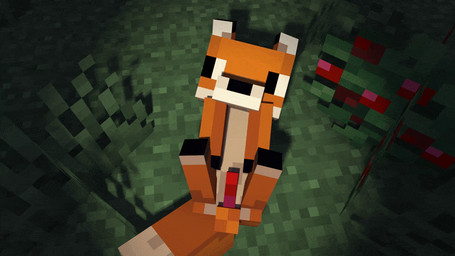 animal_genitalia animal_penis balls berry_shrub canine_genitalia canine_penis erection feral genitals grass looking_at_viewer looking_away lying lying_on_ground male night on_back on_ground orange_body penis plant presenting presenting_penis red_penis shadow solo spread_legs spreading tail tail_motion tailwag throbbing throbbing_penis koltz_(artist) microsoft minecraft mojang xbox_game_studios canid canine fox fox_(minecraft) mammal red_fox true_fox 16:9 3d_(artwork) 3d_animation animated digital_media_(artwork) loop mine-imator_(artwork) widescreen