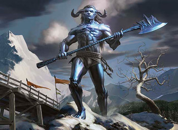 axe belt bridge bulge frost_titan giant horn magic_the_gathering male mike_bierek mountain official_art outside snow solo titan tree weapon wizards_of_the_coast wood
Rating: Safe
Score: 1
User: Shardshatter
Date: August 10, 2013 axe belt bridge bulge frost_titan giant horn magic_the_gathering male mike_bierek mountain official_art outside snow solo titan tree weapon wizards_of_the_coast wood
Rating: Safe
Score: 1
User: Shardshatter
Date: August 10, 2013