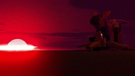 anthro anthro_penetrated balls beach bodily_fluids breasts butt clothing clothing_aside cum cum_in_uterus cum_inside duo erection female female_penetrated fur genital_fluids genitals glowing glowing_genitalia hair internal internal_vaginal low_poly male male/female male_penetrating nude outside penetration penis sex sex_on_the_beach sky sunset swimwear swimwear_aside tail uterus vaginal water x-ray_view oxaxefax opennsfwsp_(va) feebee_(oxaxefax) canid canine fox mammal murid murine rat rodent 16:9 3d_(artwork) 3d_animation animated blender_(artwork) blender_eevee_(artwork) digital_media_(artwork) hi_res short_playtime sound video widescreen