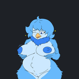 abdominal_bulge absorption_vore adoption ambiguous_gender anthro anthro_pred areola beak belly big_belly big_breasts big_butt biped blue_areola blue_body blue_eyebrows blue_eyes blue_feathers blue_fur blue_hair blue_nipples blue_vulva blush blush_lines breasts butt cleavage clitoral_hood clitoris clothed clothing crotch_tuft curvy_figure duo eyebrows eyelashes feather_hair feather_hands feathered_wings feathers female female/ambiguous female_anthro female_pred fingers fur genitals glowing hair holding_breast huge_breasts implied_transformation long_eyelashes looking_at_belly maternal mature_female motion_lines navel neck_tuft nipple_dip nipples non-mammal_breasts non-mammal_hair non-mammal_navel non-mammal_nipples non-mammal_vulva nude nude_anthro nude_female nude_pred one_eye_closed open_mouth outie_navel pregnant pregnant_anthro pregnant_female pseudo_hair pubes pupils raised_eyebrows simple_background smile solo standing star text thick_thighs tongue transformation tuft unbirthing vaginal ventral_groove vore vulva wide_hips winged_arms wings yellow_beak 4chan_anon anonymous_artist unknown_artist undertale undertale_(series) undertale_yellow martlet_(undertale_yellow) avian bird monster 1:1 digital_media_(artwork) english_text hi_res mother_(lore) mother_and_child_(lore) parent_(lore) parent_and_child_(lore)