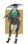 aa-12 anthro clothing female footwear gills gun holding_gun holding_object holding_ranged_weapon holding_weapon pincers ranged_weapon scope shotgun skin_pattern socks solo weapon zed-s rayna_(zed-s) fish manta_ray marine ray_(fish) absurd_res hi_res