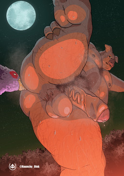 age_difference anal anthro arm_hair armpit_hair backsack balls belly_hair big_balls big_butt big_legs big_penis bodily_fluids body_hair butt butt_hair chest_hair dominant dominant_male duo genitals guron hair_on_penis hairy hairy_balls hairy_body hairy_face hairy_legs hairy_penis larger_dom low-angle_view male male/male musk musky_balls musky_butt nipples obese oral overweight penis pubes raised_leg rimming sex size_difference submissive submissive_male sweat sweatdrop sweaty_balls sweaty_genitalia sweaty_penis ugly_bastard vein veiny_penis dritio nintendo star_fox star_fox_(2026) falco_lombardi pigma_dengar avian humanoid mammal suid suine sus_(pig) absurd_res hi_res