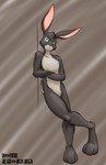 against_surface against_wall anthro big_feet biped blue_eyes featureless_crotch feet fur grey_body grey_fur looking_away male nude simple_background solo standing tail sn jax_rabbit lagomorph leporid mammal rabbit 2010 absurd_res digital_media_(artwork) hi_res