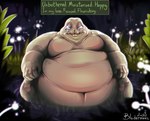 belly big_belly blue_eyes cave hoxxes_iv_(planet) lips looking_at_viewer male moobs multi_eye navel overweight overweight_humanoid overweight_male plant relaxing sitting smile solo spring_(hydrology) text bludermaus deep_rock_galactic ghost_ship_games alien humanoid lootbug 2022 digital_media_(artwork) english_text half-length_portrait meme portrait