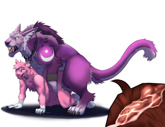 all_fours anal anal_penetration anthro anthro_on_feral anthro_penetrated bestiality bodily_fluids claws cum cum_in_ass cum_inside digitigrade duo feral feral_druid feral_penetrating feral_penetrating_anthro finger_claws from_behind_position fur genital_fluids knot knotting male male/male male_on_feral male_penetrated male_penetrating male_penetrating_male mounting penetration pink_body pink_fur quadruped sex tail toe_claws yellow_eyes dean.winchester blizzard_entertainment warcraft achebar felid feline mammal absurd_res hi_res
