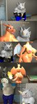 3d_(artwork) absurd_res anthro big_breasts big_butt breasts butt charizard comic dialogue digital_media_(artwork) dumbbell english_text exercise featureless_crotch female fire flaming_tail generation_1_pokemon generation_3_pokemon group hi_res male nintendo nipples nude papadragon69 pokemon pokemon_(species) rhydon tail text tinder_skitty_(series) tinder_wailord trio wailord weightlifting weights workout