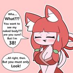 anthro blush breasts cleavage clothed clothing dialogue female mature_female solo talking_to_viewer text tonytoran erica_(tonytoran) domestic_cat felid feline felis mammal 1:1 2020 english_text hi_res