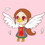 beak feathers female nose_beak pink_background simple_background solo wings young ちんもぐら_(artist) nintendo the_legend_of_zelda wind_waker medli animal_humanoid avian avian_humanoid humanoid rito rito_humanoid 1:1 animated low_res short_playtime