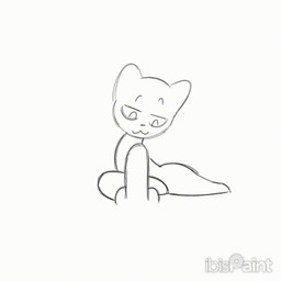 ambiguous_gender anthro dildo fellatio oral penile sex sex_toy solo mailobean domestic_cat felid feline felis mammal 1:1 2d_animation animated animated_gif loop short_playtime