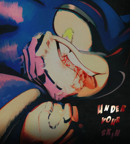 anthro aroused_face blood blood_in_mouth blue_body blue_fur bodily_fluids body_invasion duo evil_face fur green_eyes hand_imprint imprint looking_at_viewer male ready_or_not_here_i_come text tongue tongue_out cupgr creepypasta sega sonic.exe_(creepypasta) sonic_the_hedgehog_(series) 2011_x sonic_the_hedgehog eulipotyphlan hedgehog mammal 2026 colored english_text hi_res