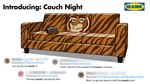 clothing comments hat headgear headwear humor male not_furry pun simple_background solo text what white_background dream_and_nightmare night_(dream_and_nightmare) animate_inanimate felid inanimate_object mammal pantherine tiger 16:9 english_text hi_res widescreen