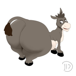 big_butt black_eyebrows black_hooves black_mane black_tail_tuft butt eyebrows feathering feral fur grey_body grey_eyes grey_fur hooves huge_butt huge_thighs hyper hyper_butt light long_ears looking_at_own_butt male male_feral mane multicolored_body multicolored_fur nude_male open_mouth open_smile quadruped red_tongue short_mane simple_background smile solo tail tail_tuft teeth thick_thighs tongue tuft two_tone_body two_tone_fur unguligrade white_background white_body white_fur domiel dreamworks shrek_(series) donkey_(shrek) asinus donkey equid equine mammal 1:1 2026 colored digital_drawing_(artwork) digital_media_(artwork) english_description full-length_portrait hi_res lighting portrait shaded signature father_(lore) parent_(lore)