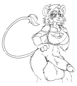 anthro ball_tuft balls big_balls big_breasts big_penis black_sclera bottomless breasts chest_tuft cleavage clothed clothing crossgender erection genitals gynomorph hair hand_on_hip hand_on_own_hip hand_over_breast hip_tuft huge_balls huge_penis humanoid_genitalia humanoid_penis intersex looking_at_viewer mtg_crossgender mti_crossgender penis seductive shirt short_hair small_waist smile solo tail tail_tuft tank_top topwear torn_clothing tuft vein veiny_penis wide_hips lunarspy nintendo pokemon lux_(lunarspy) generation_4_pokemon luxray pokemon_(species) 2024 monochrome portrait sketch three-quarter_portrait