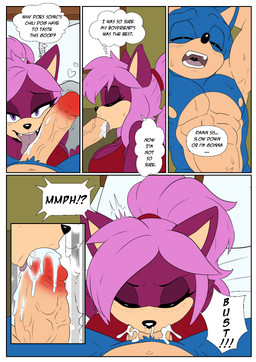 abs blush bodily_fluids breasts brother_penetrating_sister cleavage clothed clothing cum cum_in_mouth cum_inside ejaculation erection fellatio female genital_fluids genitals hair half-closed_eyes male muscular muscular_male narrowed_eyes oral penile penis ponytail saliva sex sweat teeth tongue tongue_out vein veiny_penis joykill sega sonic_the_hedgehog_(series) sonic_underground sonia_the_hedgehog sonic_the_hedgehog comic hi_res brother_(lore) brother_and_sister_(lore) incest_(lore) sibling_(lore) sister_(lore)