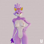 anthro breasts broad_shoulders curvy_figure female fingers fur genitals hair hourglass_figure looking_at_viewer medium_breasts navel nipples nude purple_body purple_fur pussy simple_background skinny skinny_female small_waist smile solo teasing unuxory sega sonic_the_hedgehog_(series) warfare_machine blaze_the_cat warfare_blaze domestic_cat felid feline felis mammal 1:1 3d_(artwork) 3d_animation animated blender_(artwork) digital_media_(artwork) no_sound short_playtime webm