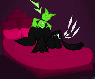 1_eye 4_fingers all_fours ambiguous_penetration anthro anthro_penetrating anthro_penetrating_female anthro_penetrating_humanoid bed big_breasts big_butt black_body black_breasts black_butt black_skin blush blush_lines breasts butt doggystyle duo eyes_closed featureless_legs female female_humanoid female_on_anthro female_penetrated fingers from_behind_position furniture green_body green_skin hand_on_another's_butt hand_on_butt hand_on_partner's_butt happy happy_sex heart_eyes heart_symbol humanoid_on_anthro humanoid_penetrated inside larger_female larger_humanoid larger_penetrated looking_back male male/female male_anthro male_on_humanoid male_penetrating male_penetrating_female male_penetrating_humanoid mouthless nude nude_female nude_humanoid on_bed open_mouth open_smile penetration pillow red_bedding red_pillow sex size_difference smaller_anthro smaller_male smile thick_thighs white_blush white_sclera wide_hipped_female wide_hipped_humanoid fr0gv0re holo-froggo prisma_(fr0gv0re) amphibian digital_creature frog humanoid shape_head 2023 digital_drawing_(artwork) digital_media_(artwork)