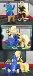 anthro detailed_background duo duo_transformation egg human_to_anthro male male/male oviposition pokemon_egg sex species_transformation transformation transformation_sequence alsoflick firestone nintendo pokemon team_rocket aura_(gauru) arcanine canid canine canis domestic_dog generation_1_pokemon growlithe human mammal pokemon_(species) absurd_res hi_res