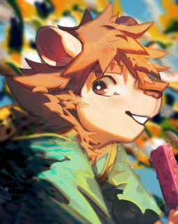 anthro biped black_eyes brown_mane clothing food fur green_clothing green_shirt green_topwear male mane popsicle shirt slim_anthro slim_male solo topwear white_body white_fur hemuchang ionno_(hemuchang) felid lion mammal pantherine 2023 hi_res