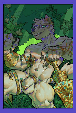 5_fingers accessory anthro armor athletic balls bracers cock_ring digit_ring ear_piercing finger_ring fingers flaccid flower foreskin forest front_view furgonomics genital_piercing genitals hair holding_flower holding_object humanoid_genitalia humanoid_penis jewelry male melee_weapon navel navel_piercing nipple_piercing nipple_ring nipples nude open_mouth open_smile partially_retracted_foreskin penis penis_accessory penis_jewelry penis_piercing piercing plant prince_albert_piercing ring ring_piercing sitting smile solo sword tail tail_accessory tail_jewelry tail_ring thigh_ring tree weapon white_body white_hair nsfuwu4 canid canine canis fox mammal absurd_res hi_res