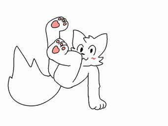 anthro blush breakdancing dancing fur male pawpads simple_background solo white_background white_body white_fur johndeepf boy_kisser_(meme) silly_cat_(mauzymice) felid feline mammal 2d_animation animated frame_by_frame low_res meme
