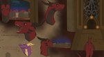 dialogue door duo female feral horn larger_female male night rear_view size_difference tail talking_to_another temple text wind wings young young_male apollyondragon activision mythology spyro_the_dragon fan_character spyro dragon mythological_creature mythological_scalie scalie 2024 comic digital_drawing_(artwork) digital_media_(artwork) hi_res signature