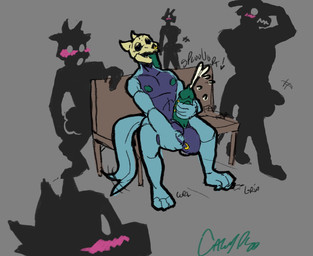 anthro balls blush bodily_fluids casual_nudity cum cumshot dreamsofcalypso ejaculation exhibitionism facial_piercing genital_fluids genital_piercing genitals male masturbation nipples nose_piercing penis penis_piercing piercing public public_masturbation public_nudity scrotum_piercing solo tail tail_motion tailwag tongue tongue_out buru_(cryogeon) kobold scalie invalid_tag hi_res