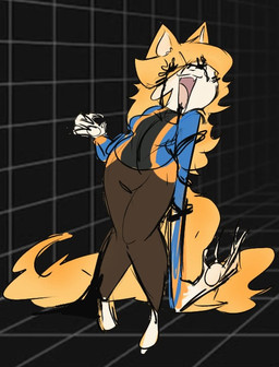 female infection solo wide_hips luyx_55 come_and_learn_with_pibby lucia_(luyx_55) felid feline humanoid mammal