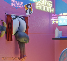 animal_genitalia animal_penis anthro anus backsack balls banana big_balls big_butt big_penis butt curtains curtains_open equine_genitalia equine_penis erection food fruit genitals glory_hole glory_hole_station glory_wall huge_balls huge_butt huge_penis male nails penis plant presenting presenting_anus saggy_balls sharp_nails solo spread_butt spreading through_wall touching_butt white_body drboumboom32 stella_(leodamodeler) bovid caprine goat mammal 3d_(artwork) digital_media_(artwork) gynomorph_(lore)