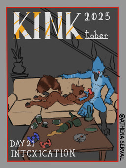 anthro beer_bottle beverage_can bong bottle container drugs duo male male/male marijuana substance_intoxication athenaserval cartoon_network regular_show mordecai_(regular_show) rigby_(regular_show) avian bird blue_jay corvid jay_(bird) mammal new_world_jay oscine passerine procyonid raccoon 3:4 hi_res