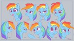 blep female feral hooves pink_eyes smile solo tongue tongue_out auroriia friendship_is_magic hasbro my_little_pony rainbow_dash_(mlp) 16:9 2020 absurd_res digital_media_(artwork) headshot_portrait hi_res portrait widescreen