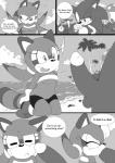 anthro balls dialogue duo erection fellatio female forced genitals male oral penile penis sex text senshion sega sonic_the_hedgehog_(series) marine_the_raccoon sonic_the_hedgehog eulipotyphlan hedgehog mammal procyonid raccoon 2017 absurd_res comic english_text hi_res monochrome