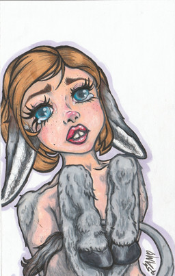 anthro bodily_fluids crying donkey_ears female fur hoof_hands hooves tears teeth transformation 8bitcruton asinus donkey equid equine horse human hybrid mammal mule absurd_res hi_res