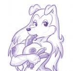 anthro areola breasts canine colleen dog female lonbluewolf looking_at_viewer mammal monochrome nipples nude road_rovers rough_collie sausage solo
Rating: Explicit
Score: 6
User: UniversalLionsgate89
Date: February 22, 2014