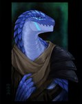 anthro eyebrows facial_scales male markings scale_eyebrows scales solo stare tattoo tribal tribal_markings tribal_tattoo 3033 overlord_(series) crius_(offline_user) lizardman lizardman_(overlord) reptile scalie bust_portrait hi_res portrait