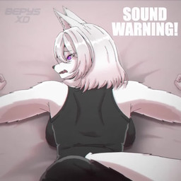 anthro big_breasts breasts curvy_figure duo female fist hourglass_figure kick looking_at_viewer lying male massage muscular muscular_female on_front pain purple_eyes suggestive tail tail_motion bepysxd lora_(bepysxd) canid canine canis mammal wolf 1:1 animated short_playtime sound video