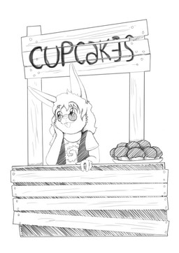 5_fingers ambiguous_anthro ambiguous_gender anthro bent_arm black_outline black_text buckteeth cheek_tuft clothed clothed_ambiguous clothed_anthro clothing cupcake eyebrow_through_hair eyebrows eyewear facial_tuft fingers food food_stand fully_clothed fully_clothed_ambiguous fully_clothed_anthro fur fur_tuft glasses glistening glistening_eyes hair head_in_hands incorrect_grammar jacket legless long_hair looking_offscreen nail outline pattern_clothing pattern_shirt pattern_topwear plank plate rectangle round_glasses shirt short_sleeves sign simple_background solo teeth text topwear translucent translucent_hair tuft wearing_glasses white_background wood arkaid lagomorph mammal rodent black_and_white character_request digital_drawing_(artwork) digital_media_(artwork) english_text monochrome portrait shaded sketch source_request